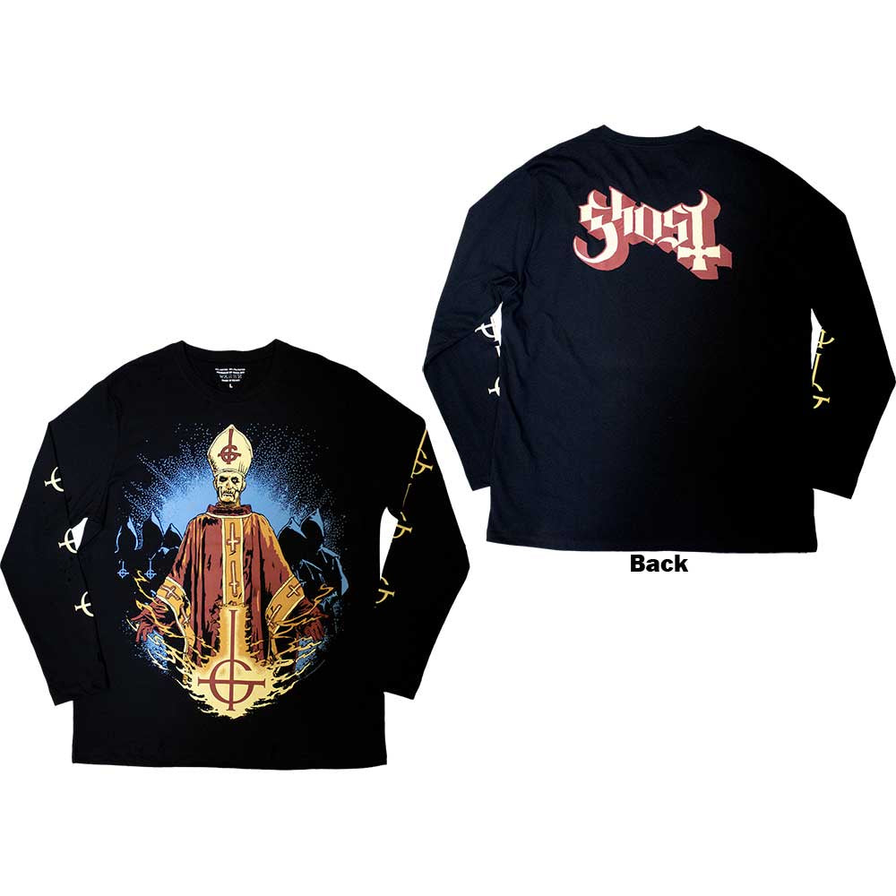 GHOST - Papa & Radient Ghouls Long Sleeve T-Shirt