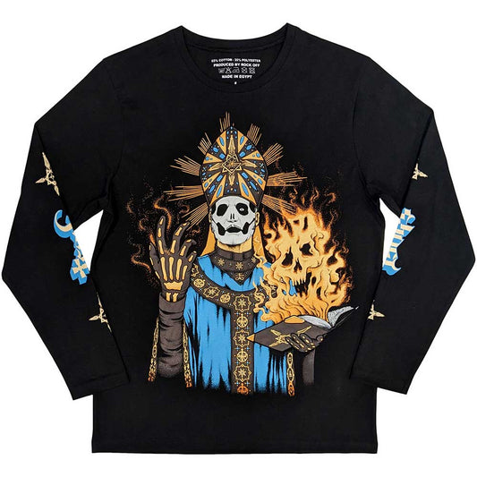 GHOST - The Burning Sleeve Print Long Sleeve T-Shirt