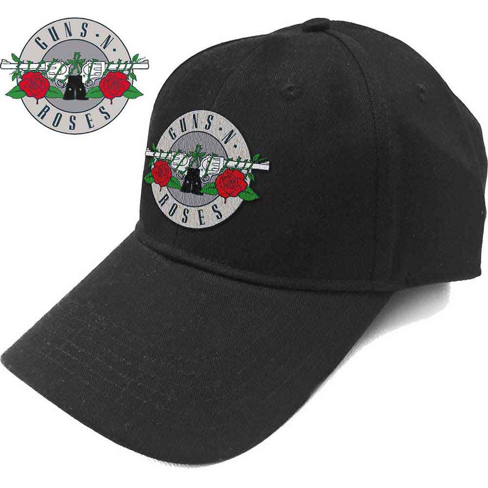 GUNS N' ROSES - Silver Circle Logo Baseball Cap – Cool-Merch
