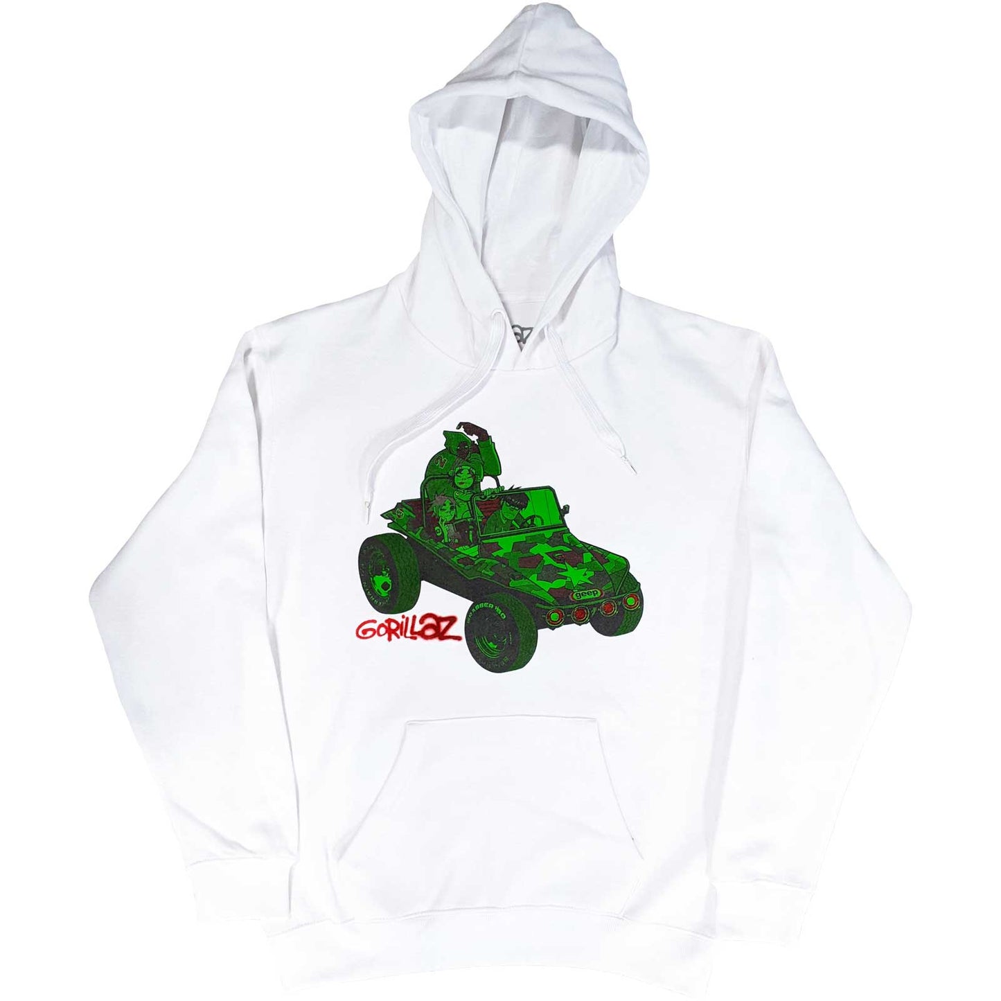 GORILLAZ - Green Jeep Hoodie
