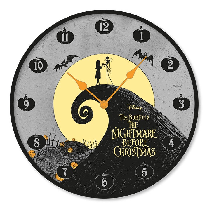 NIGHTMARE BEFORE CHRISTMAS - Silhouette Clock