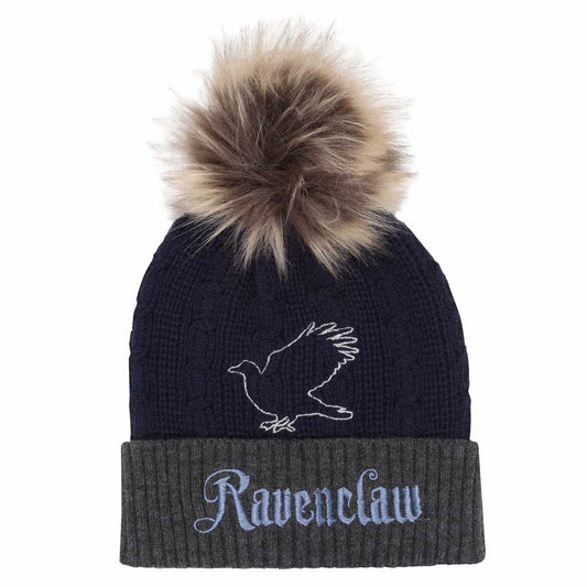 HARRY POTTER - Ravenclaw House Fur pom-Pom Beanie