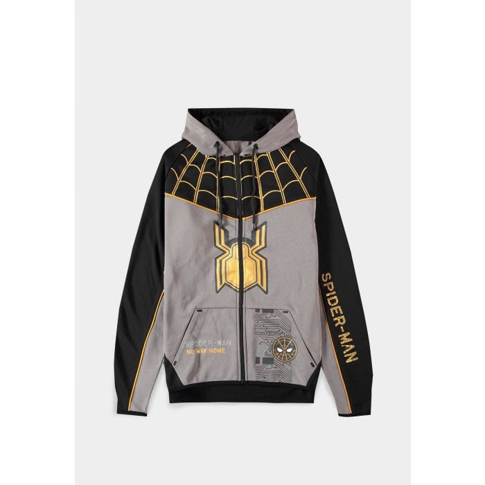 MARVEL : SPIDER-MAN - No Way Home (Black & Gold) Tech Zip Hoodie