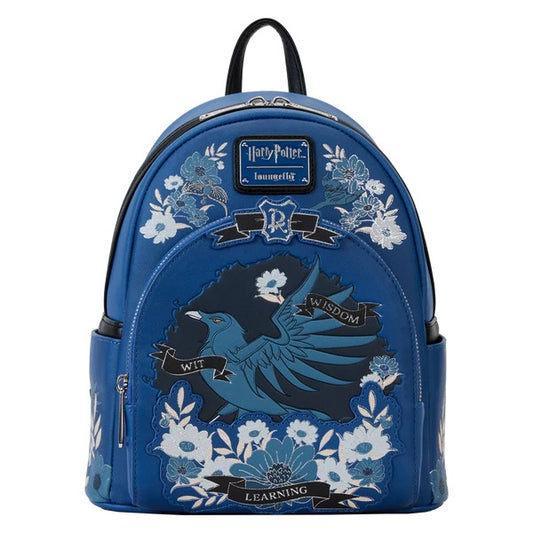 LOUNGEFLY : HARRY POTTER - Ravenclaw House Tattoo Mini Backpack
