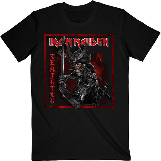 IRON MAIDEN - Senjutsu Cover Distressed T-Shirt