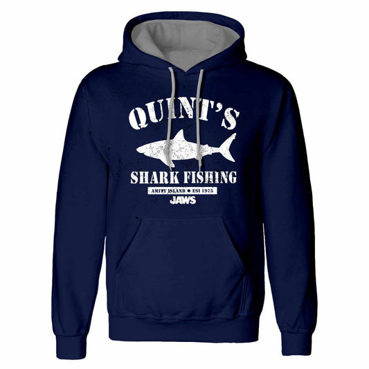 JAWS - Quints Shark Fishing Navy Hoodie