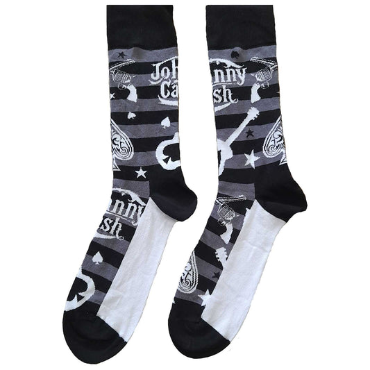 JOHNNY CASH - Guitars 'N Guns Socks (7 - 11)