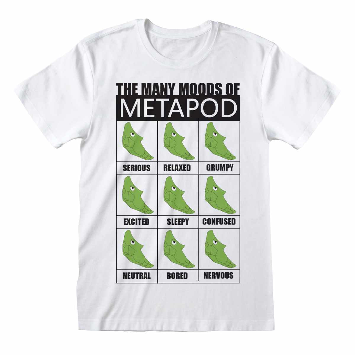 POKEMON - Many Moods Of Metapod T-Shirt