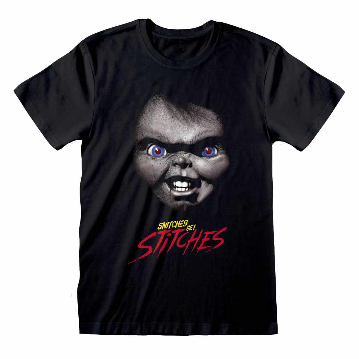CHILD'S PLAY - Snitches Get Stitches T-Shirt