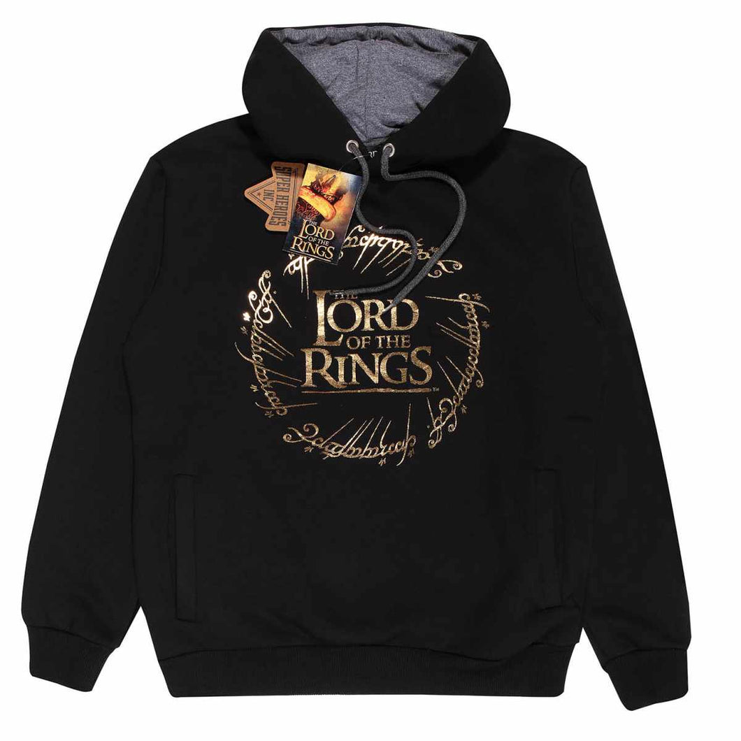 LORD OF THE RINGS - Gold Foil Logo Hoodie