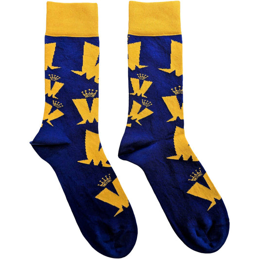 MADNESS - Crown & M Pattern Socks (7-11)