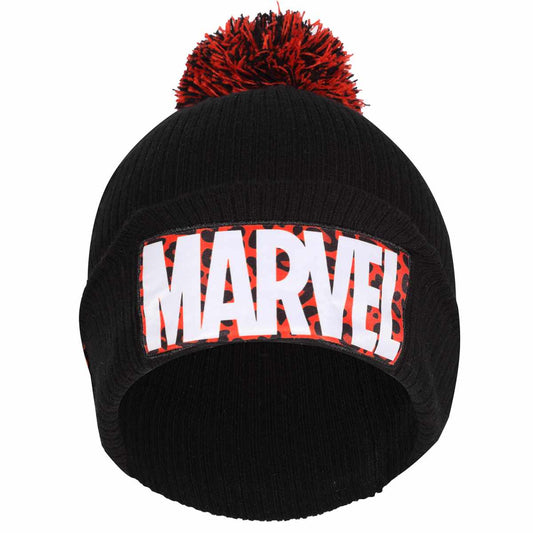 MARVEL - Logo Pom-Pom Beanie