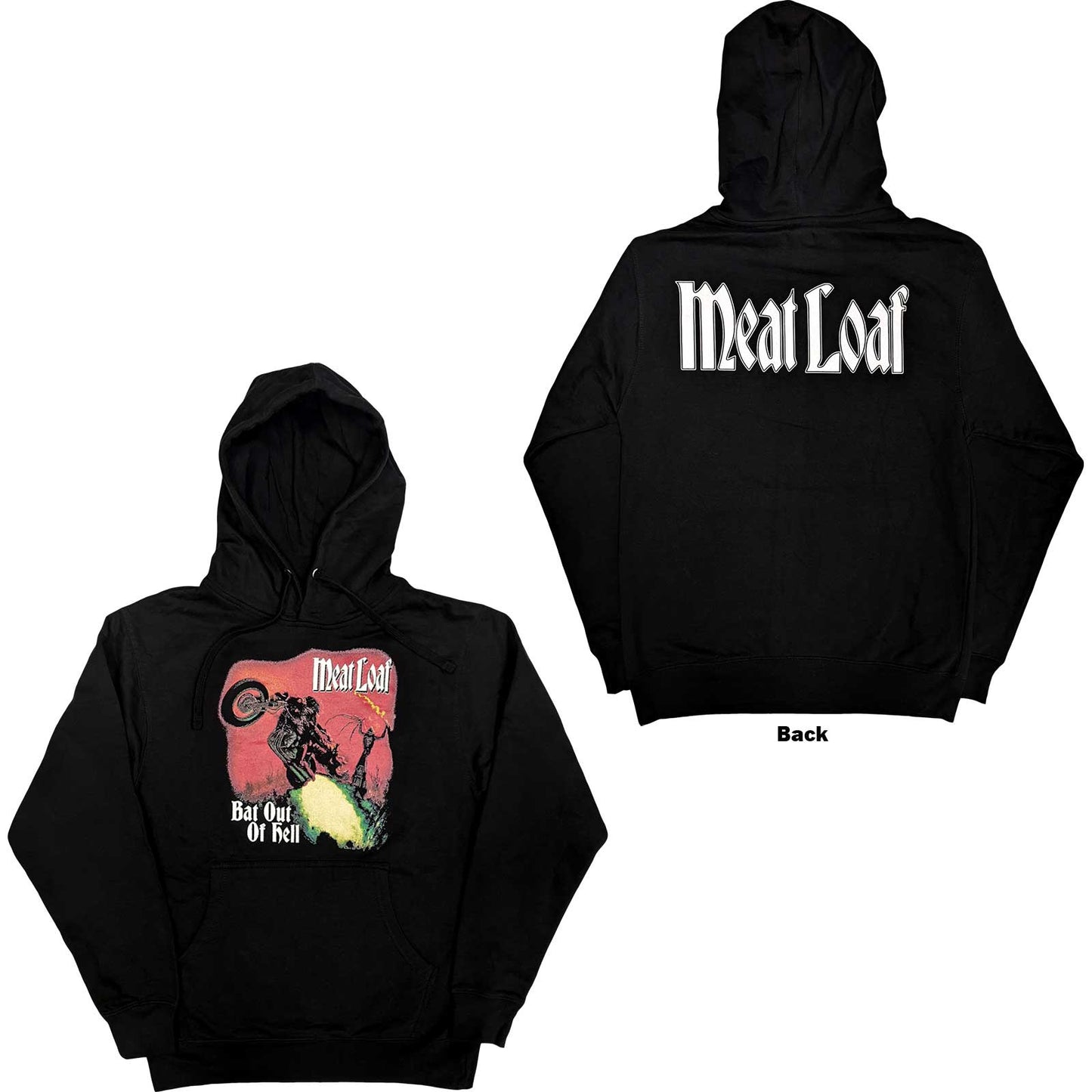 MEAT LOAF - Bat Out Of Hell Cover Hoodie