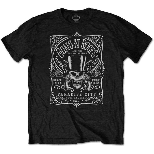 GUNS N' ROSES - Bourbon Label T-Shirt