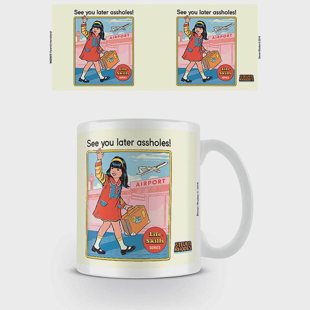 STEVEN RHODES - See You Later Assholes Mug