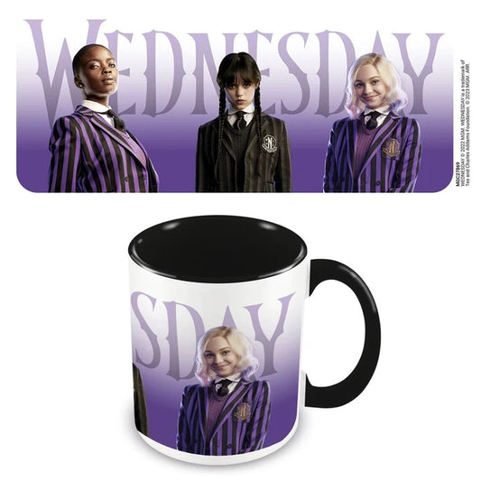 WEDNESDAY - Nevermore Students Black Inner Colour Mug