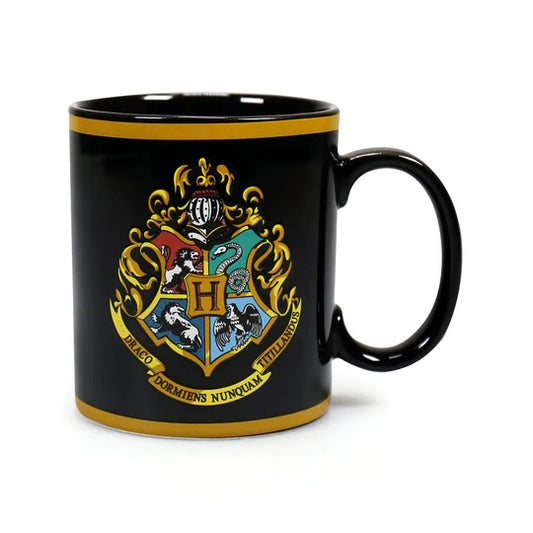 HARRY POTTER - Hogwarts Crest Black Mug