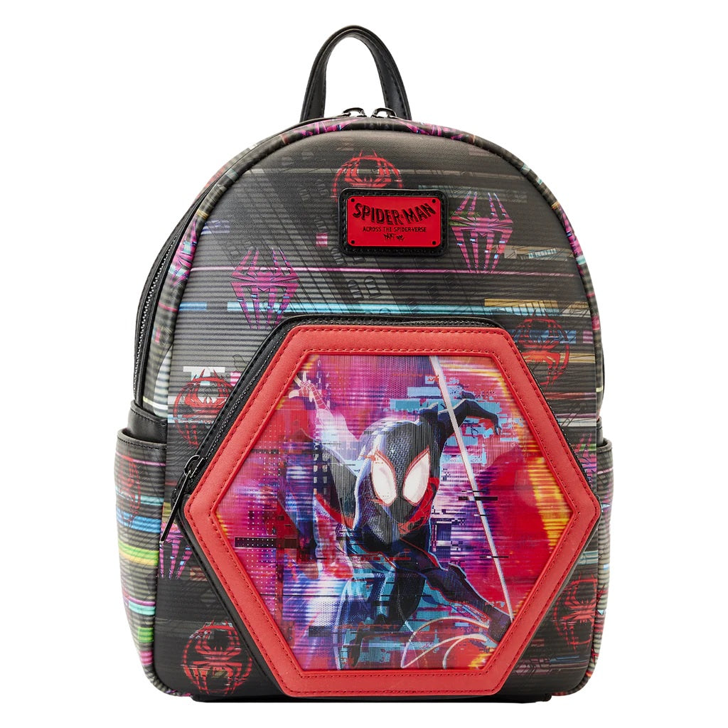 LOUNGEFLY : MARVEL - Across The Spider-verse Lenticular Mini Backpack