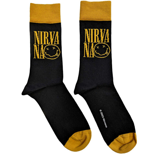 NIRVANA - Logo Stacked Socks (7-11)