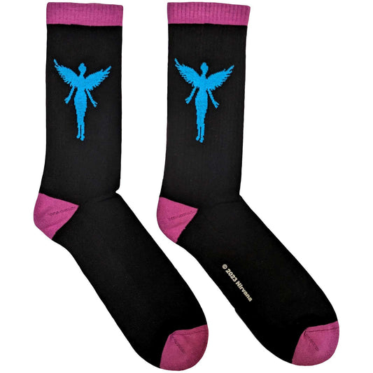 NIRVANA - In Utero Blue Angel Socks (7-11)