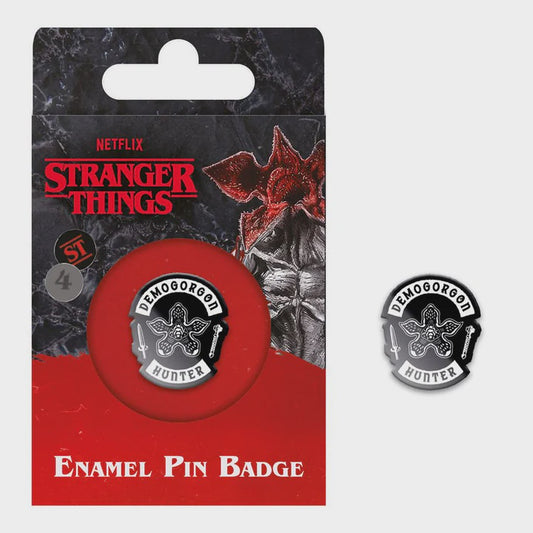STRANGER THIINGS - Demogorgan Hunter Enamel Pin Badge