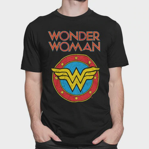 DC : WONDER WOMAN - Vintage Logo T-Shirt