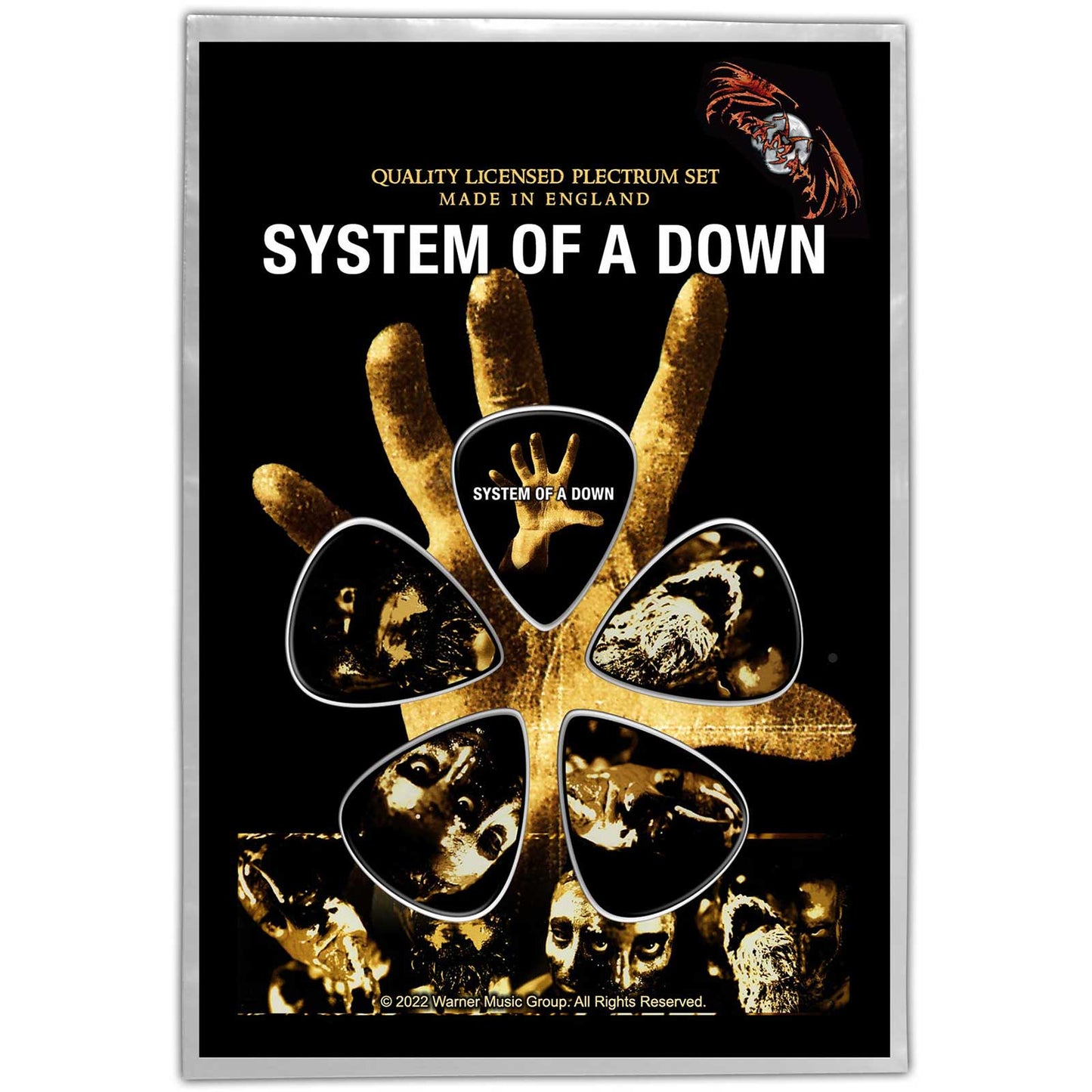 SYSTEM OF A DOWN - Hand Plectrum Pack
