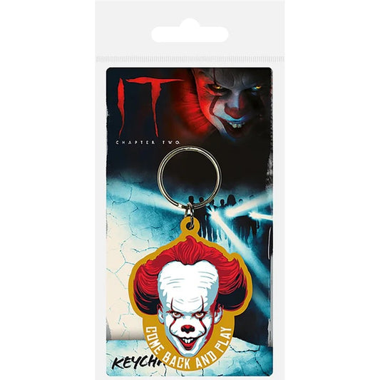 IT - Come Back and Play Rubber Keyring