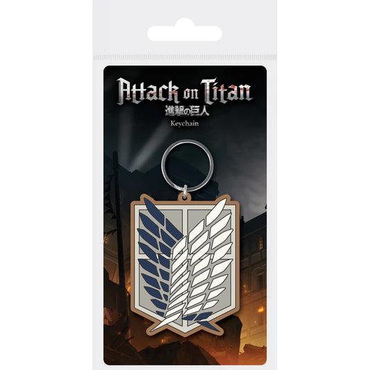 ATTACK ON TITAN - S4 Logo Rubber Keyring