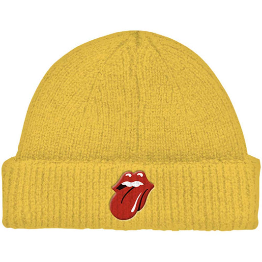 ROLLING STONES - Tongue '72 Yellow Beanie