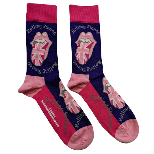 ROLLING STONES - UK Tongue Socks Purple (7-11)