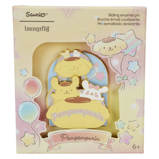 LOUNGEFLY : SANRIO - Pompompurin Carnival Ride Moving 3" Pin