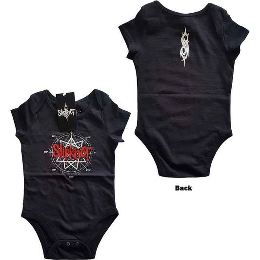 SLIPKNOT - Star Logo Back Print Baby Grow