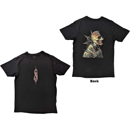SLIPKNOT - Skeleton & Pentagram (Backprint) T-Shirt