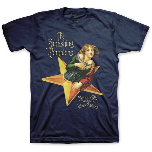 SMASHING PUMPKINS - Mellon Collie Navy T-Shirt