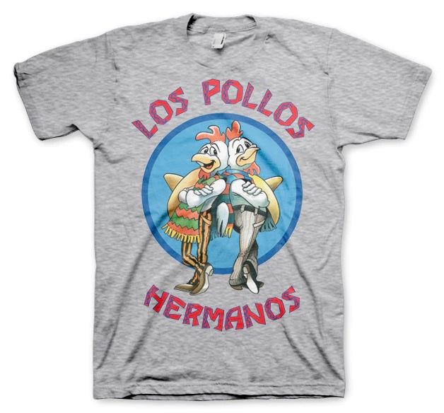 BREAKING BAD - Los Pollos Grey T-Shirt