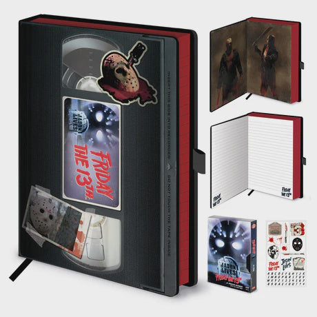 FRIDAY THE 13TH - Slasher VHS A5 Premium Notebook