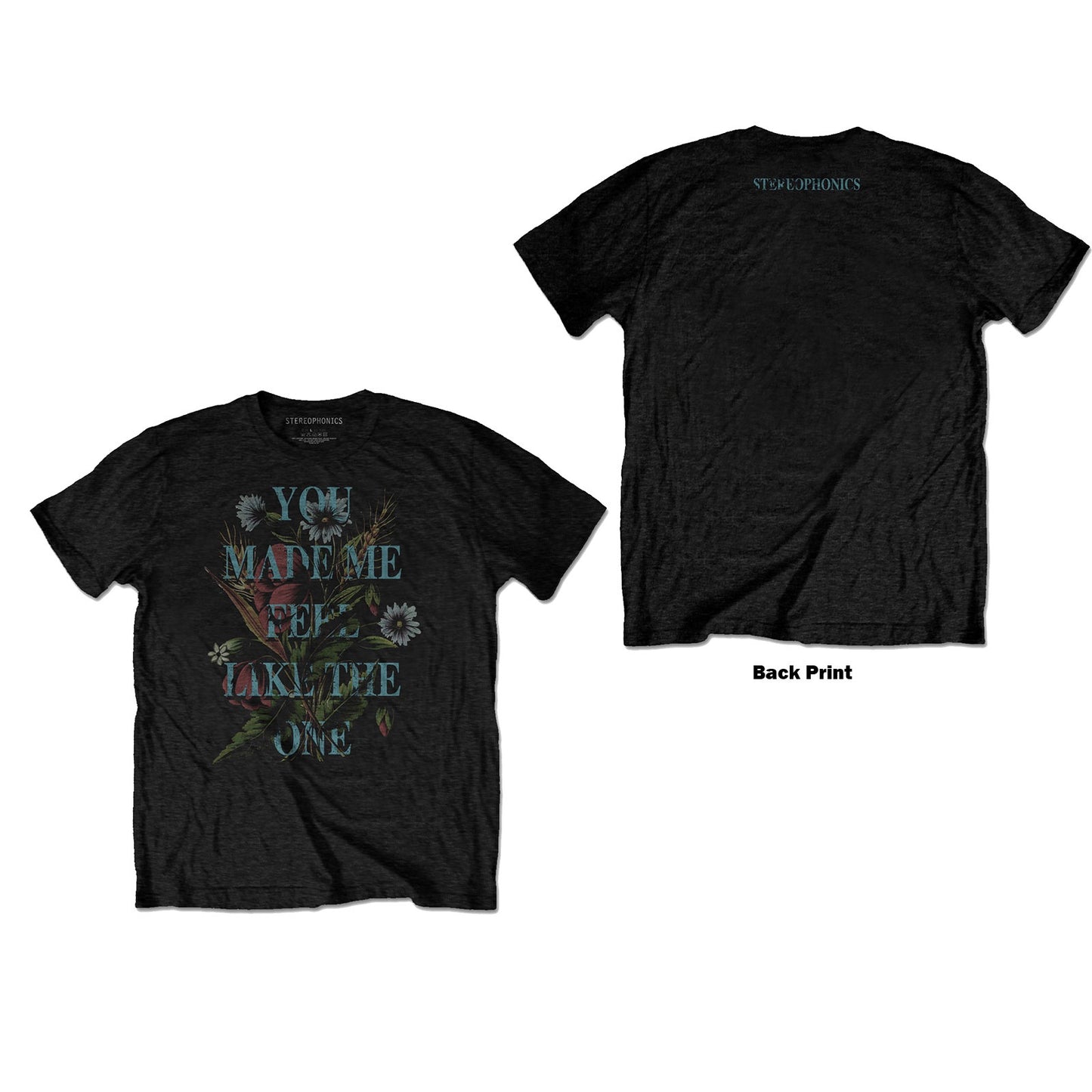 STEREOPHONICS - Make Me Feel... Back Print T-Shirt