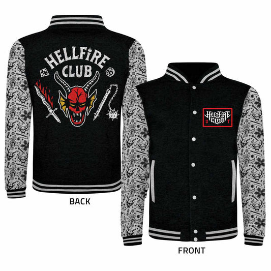 STRANGER THINGS - Hellfire Crest Varsity Jacket