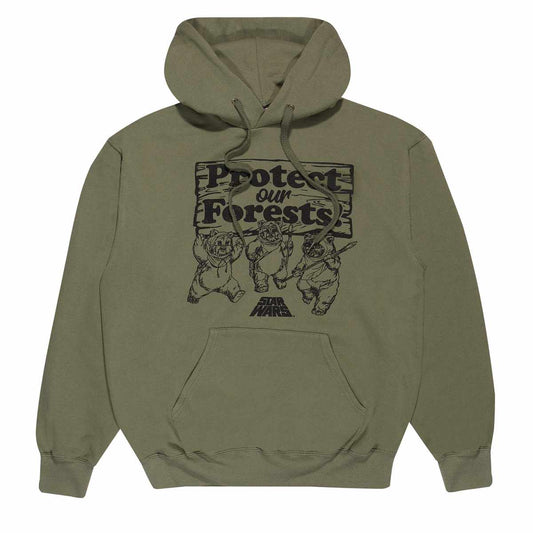 STAR WARS - Protect Our Forests Green Pullover Hoodie