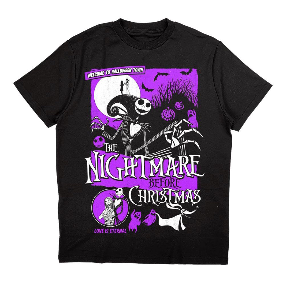 NIGHTMARE BEFORE CHRISTMAS - Welcome To Halloween Town T-Shirt