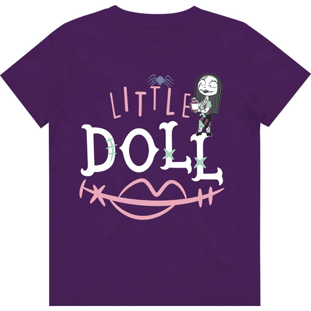 NIGHTMARE BEFORE CHRISTMAS - Little Doll Purple Kids T-Shirt