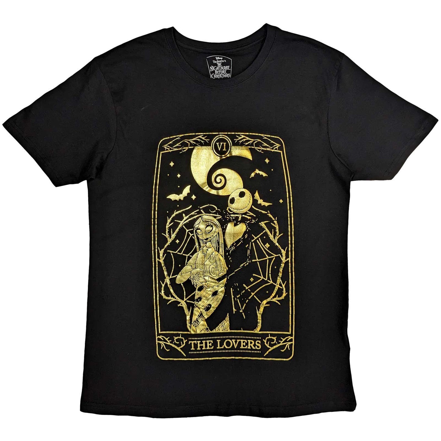 NIGHTMARE BEFORE CHRISTMAS - Jack & Sally Lovers Embellished T-Shirt