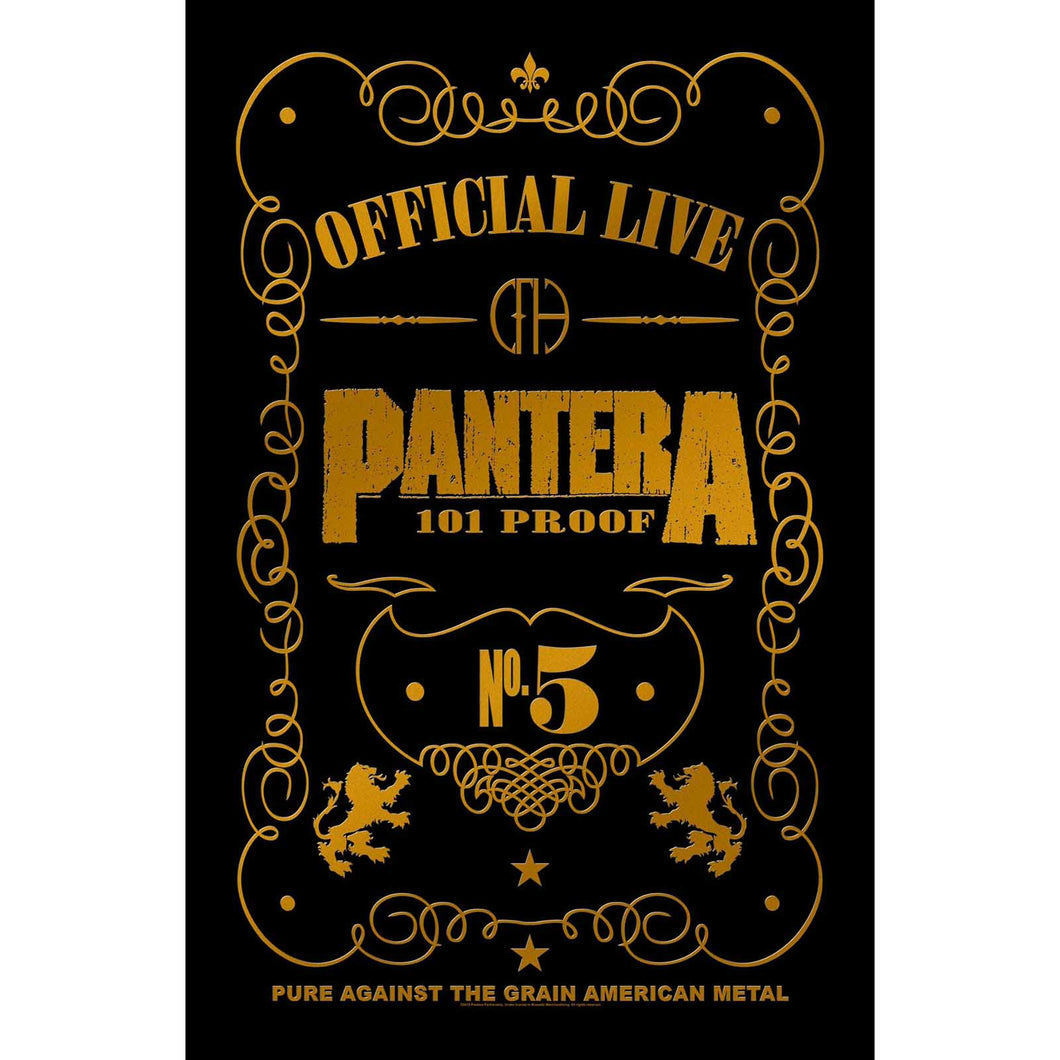 PANTERA - 101 Proof Textile Poster – Cool-Merch