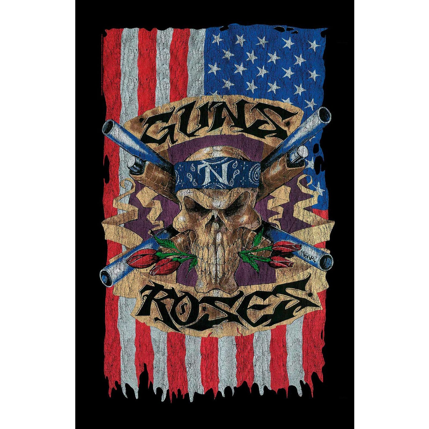 GUNS N' ROSES - Flag Textile Poster