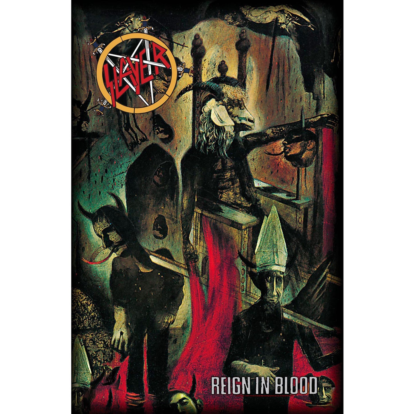 SLAYER - Reign In Blood Textile Poster