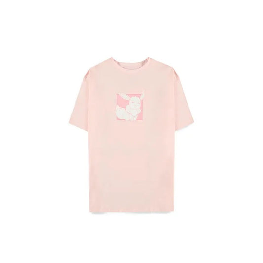 POKEMON - Eeveelutions Oversized Pink T-Shirt
