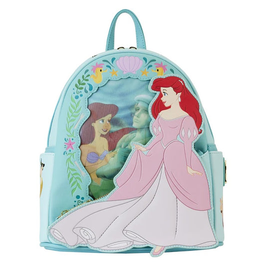 LOUNGEFLY : DISNEY - Little Mermaid Princess Lenticular Mini Backpack