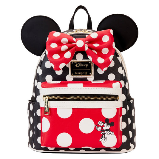 LOUNGEFLY : DISNEY - Minnie Mouse Rocks The Dots Classic Mini Backpack