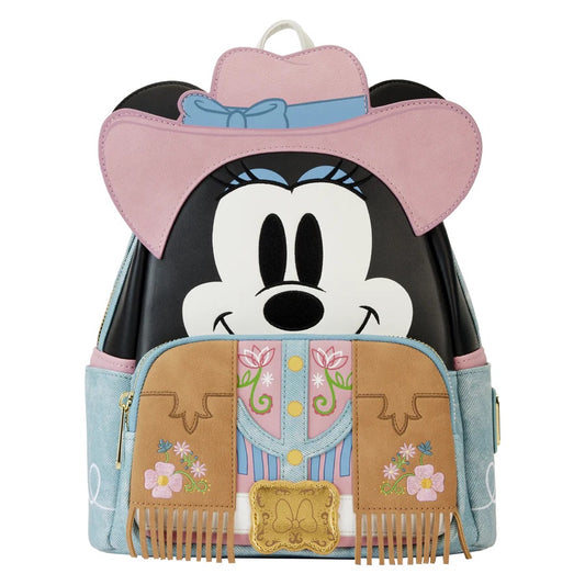 LOUNGEFLY : DISNEY - Minnie Mouse Western Cosplay Mini Backpack